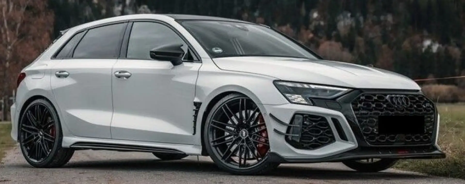 Audi RS3 -R ABT 500 CV Blanc - 1