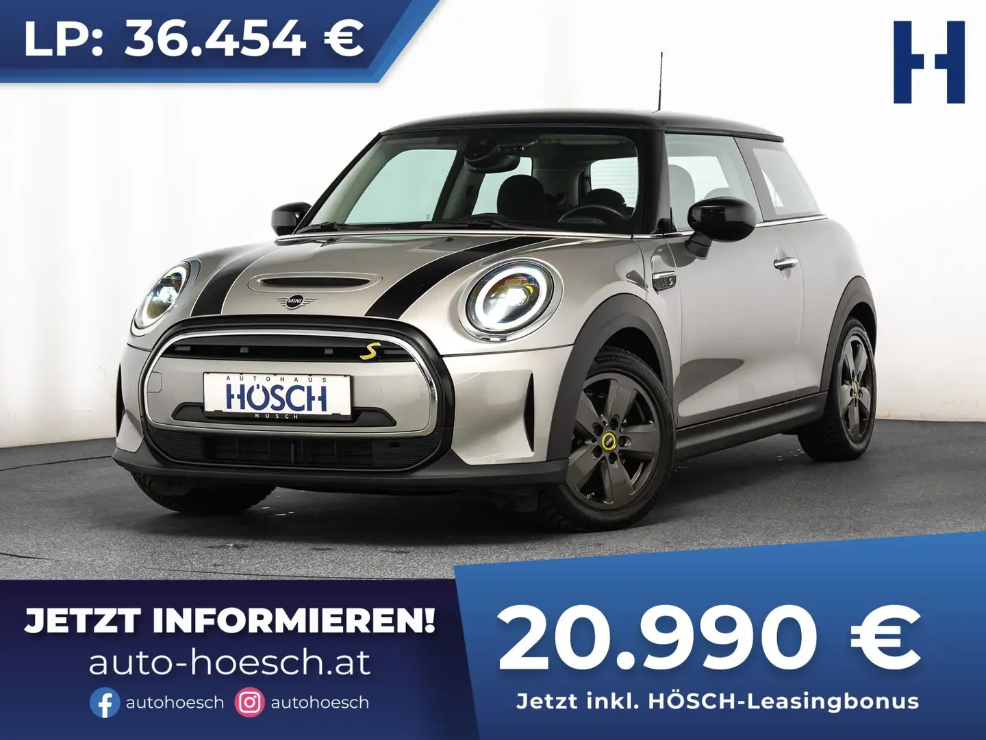 MINI Cooper SE LED NAV WÄRME ASSISTENZ SCHNÄPPCHEN Silber - 1