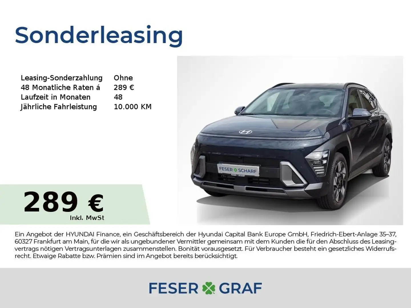Hyundai KONA PRIME DCT HYBRID ECO-SITZPAKET BOSE LED Blau - 1