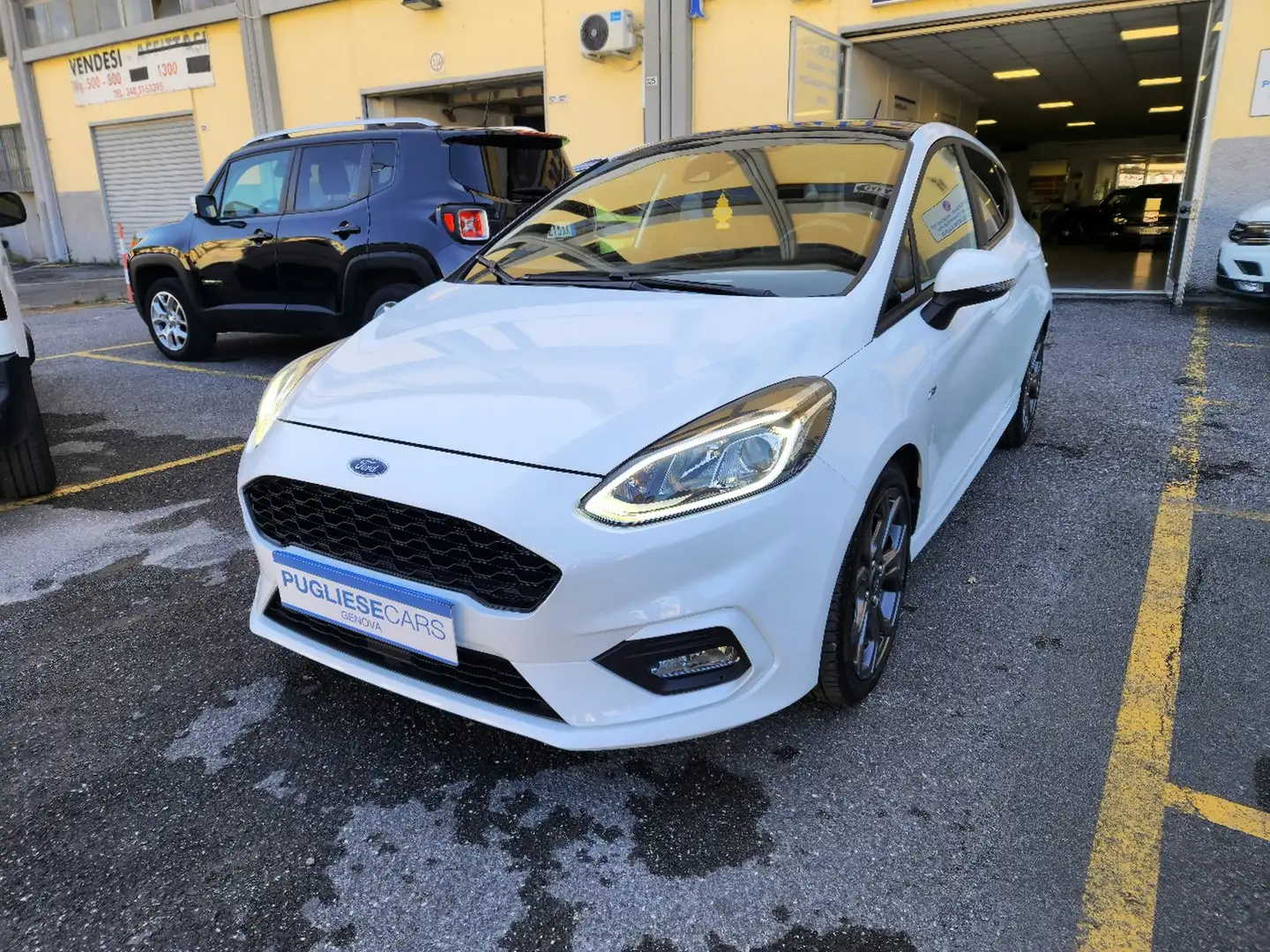 Ford Fiesta VII 2017 5p 5p 1.0 ecoboost ST-Line Bianco - 1
