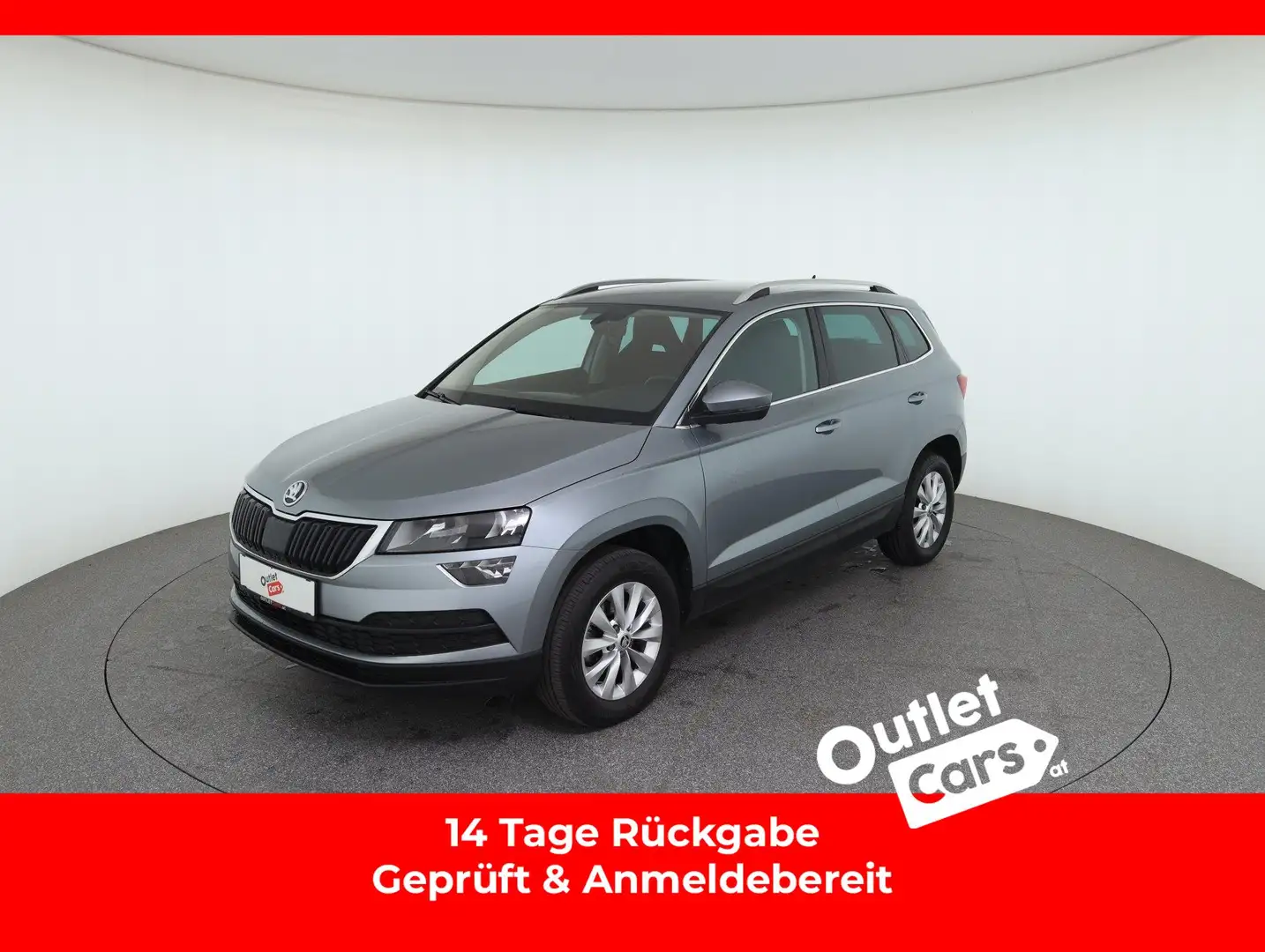 Skoda Karoq 2.0TDI Ambition DSG AHK+NAVI+RFK+KeyLess+LM Grau - 1
