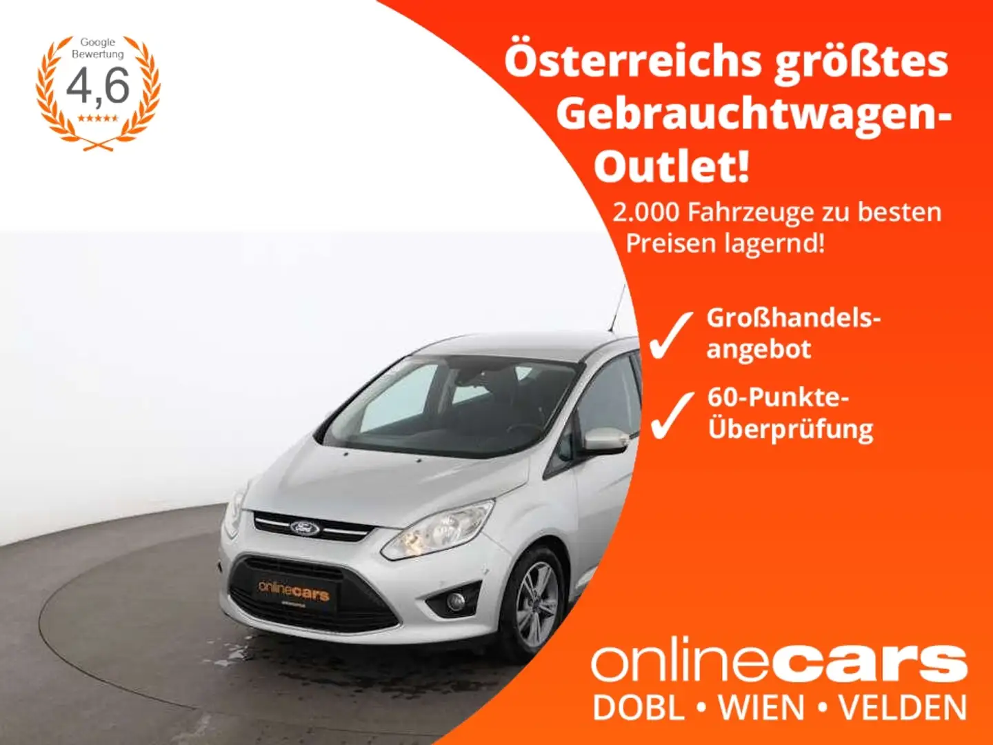 Ford C-Max 1.0 EcoBoost Sync Edition SITZHZG TEMPOMAT Silber - 1