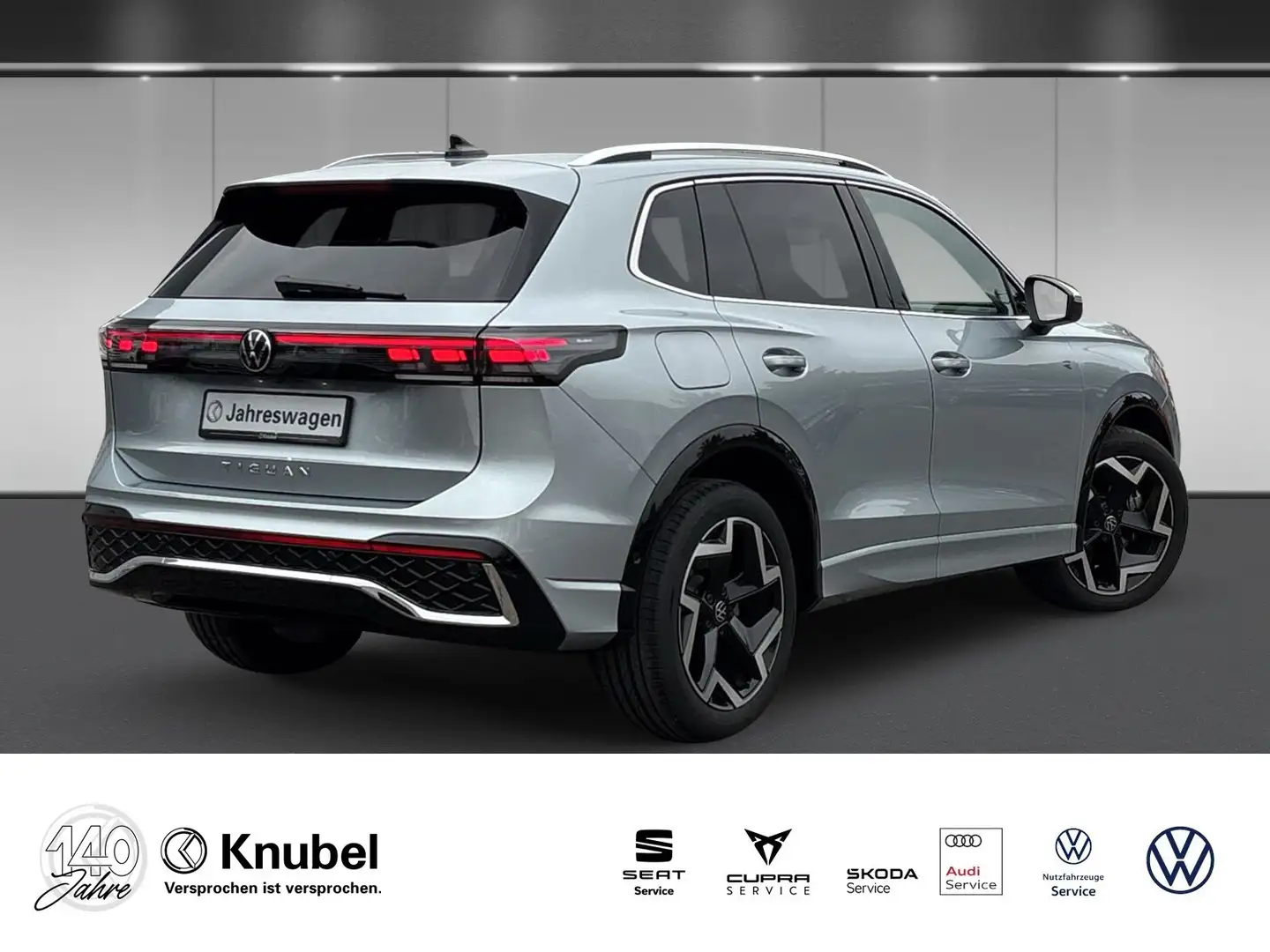 Volkswagen Tiguan R-Line 2.0 TDI DSG LED+ Navi AHK Pano ACC Silber - 2