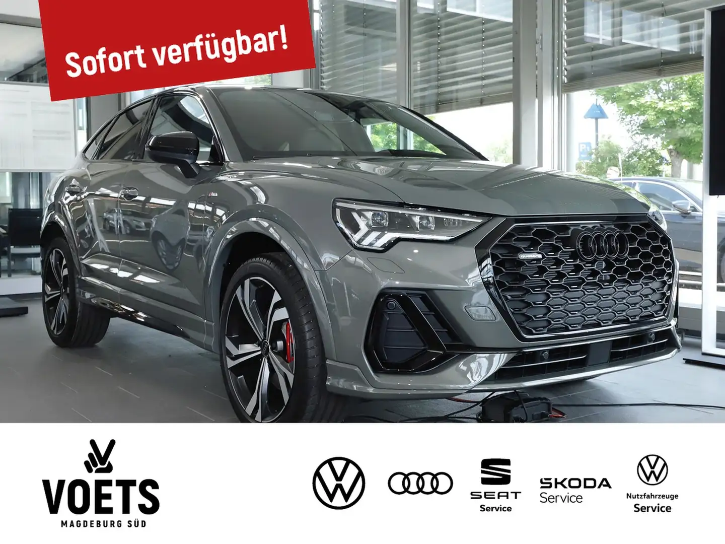 Audi Q3 Sportback S line 40 TFSI quattro 20ZOLL Grau - 2