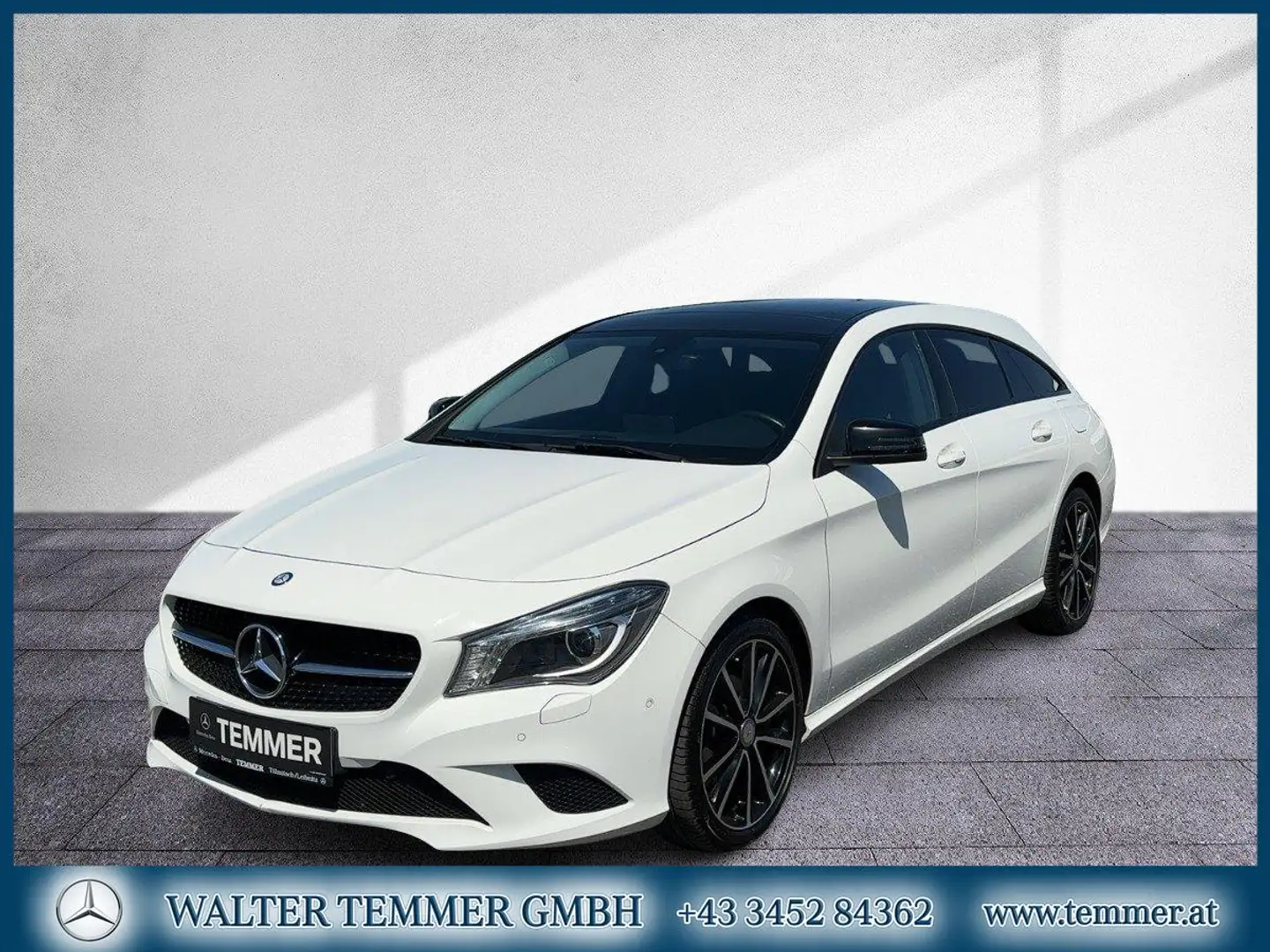 Mercedes-Benz CLA 220 CDI Shooting Brake URBAN RKam Pano Night Weiß - 1