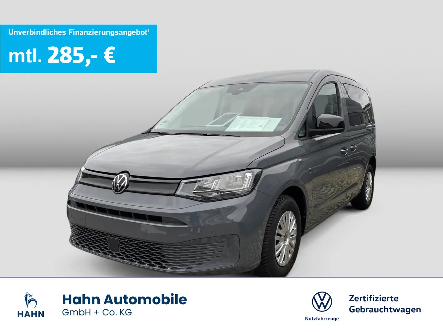 Volkswagen Caddy TDI 75 KW PDC Sitz + Frontscheibe beheizt Grau - 1