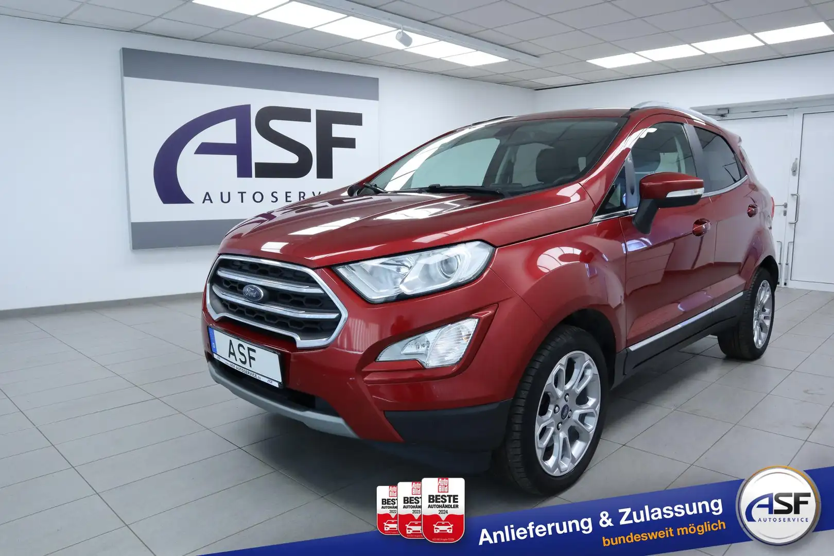 Ford EcoSport Titanium #Alarmanlage #Winter-P. #KeyFree #Schi... Rouge - 1