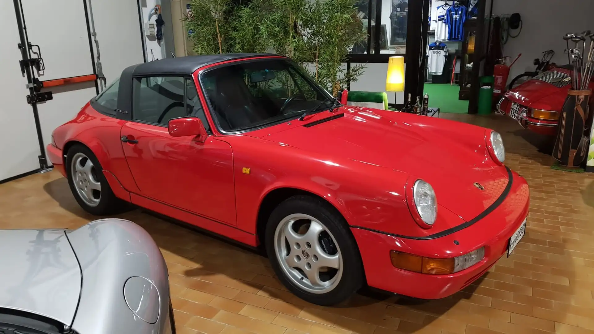 Porsche 964 964 Carrera 4 Targa Rarissima ASI Book service IT Roşu - 1