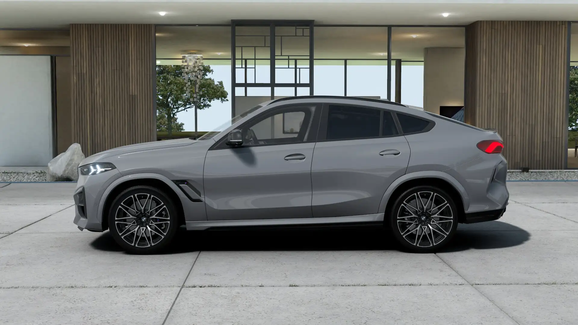 BMW X6 M Competition Gris - 2