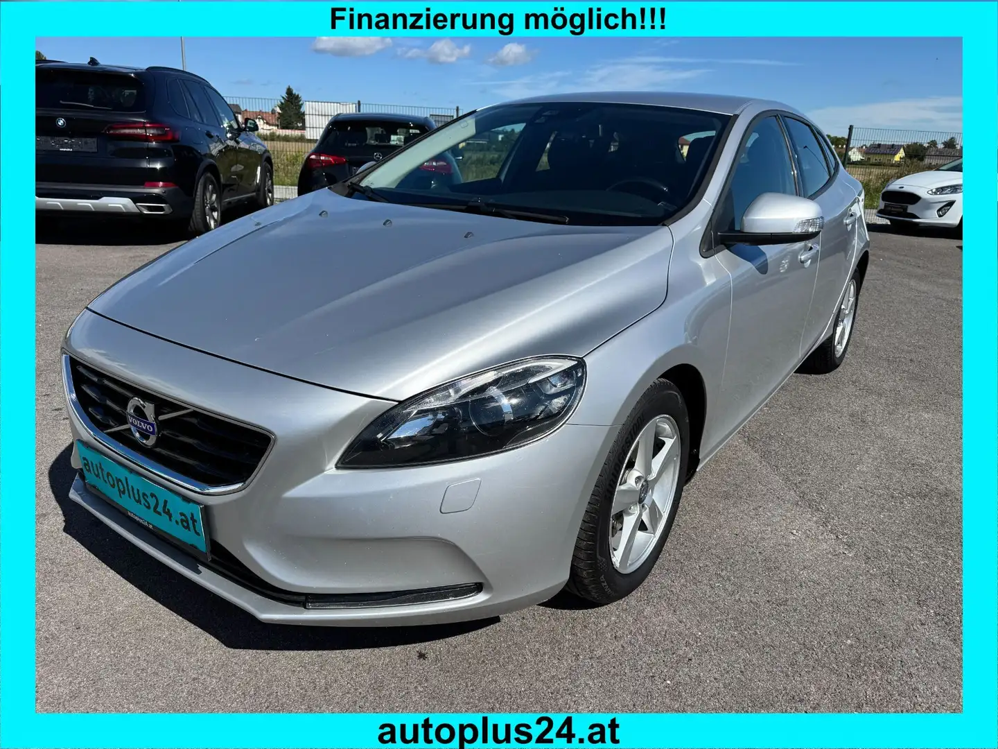 Volvo V40 D2 Kinetic Silber - 1