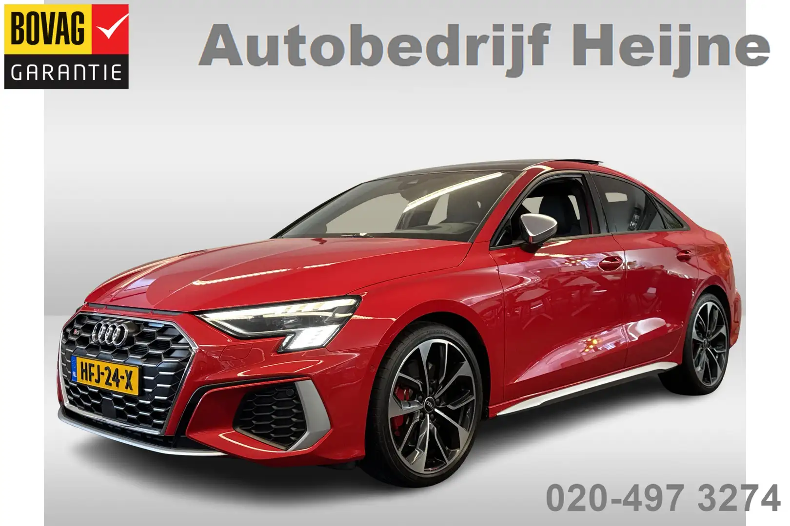Audi S3 Limousine 2.0 TFSI 310PK S3 QUATTRO HEAD-UP/LEDER/ Rouge - 1