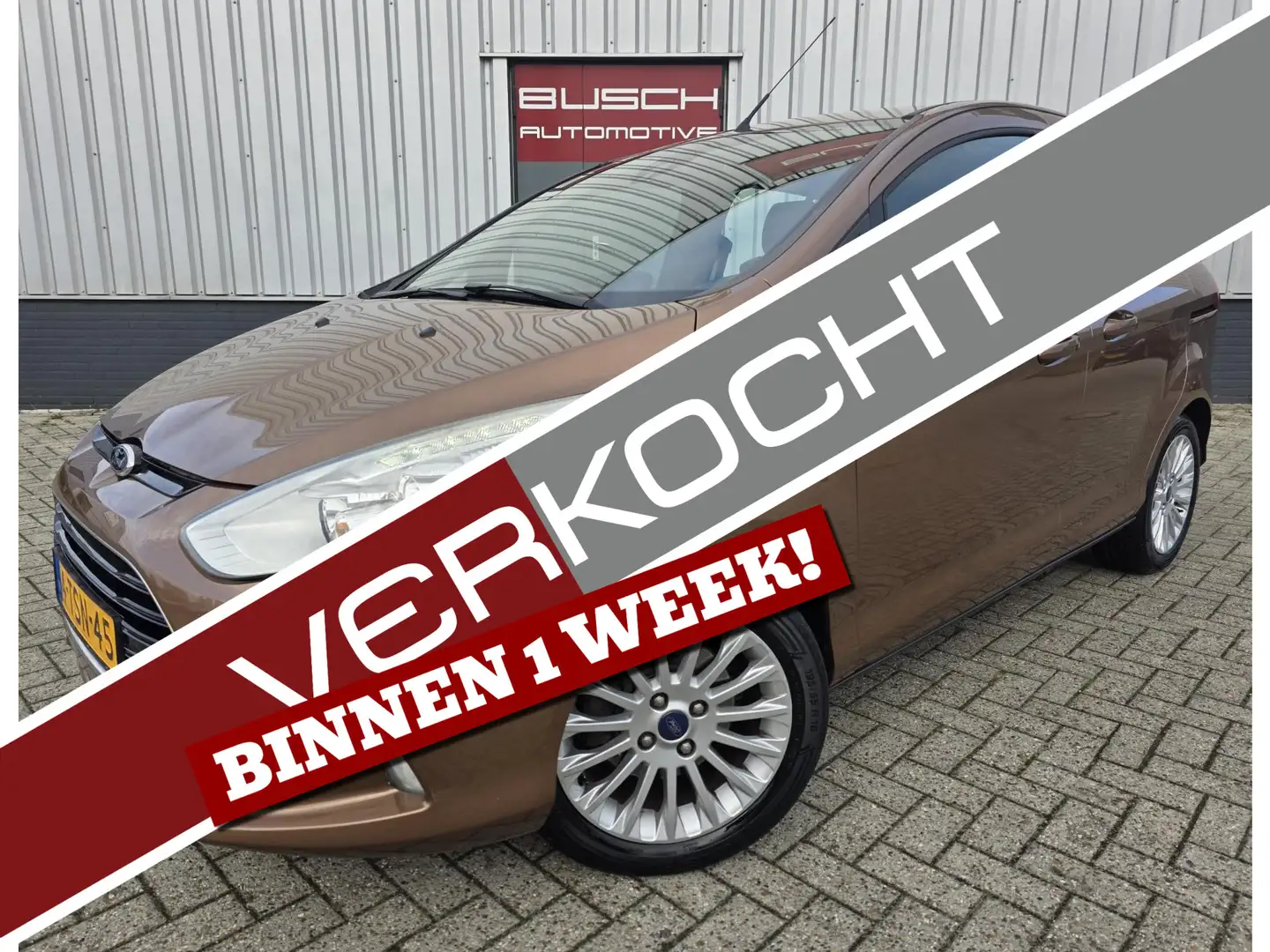 Ford B-Max 1.0 EcoBoost Titanium | VAN 2e EIGENAAR | Bruin - 1
