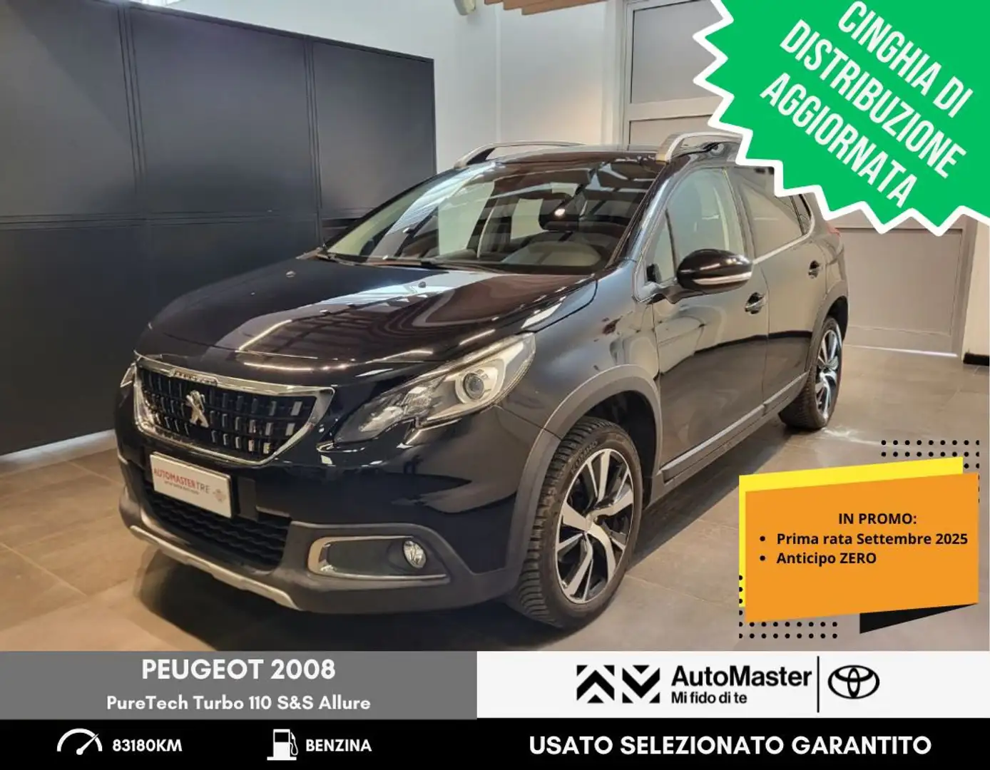 Peugeot 2008 PureTech Turbo 110 S&S Allure Nero - 1