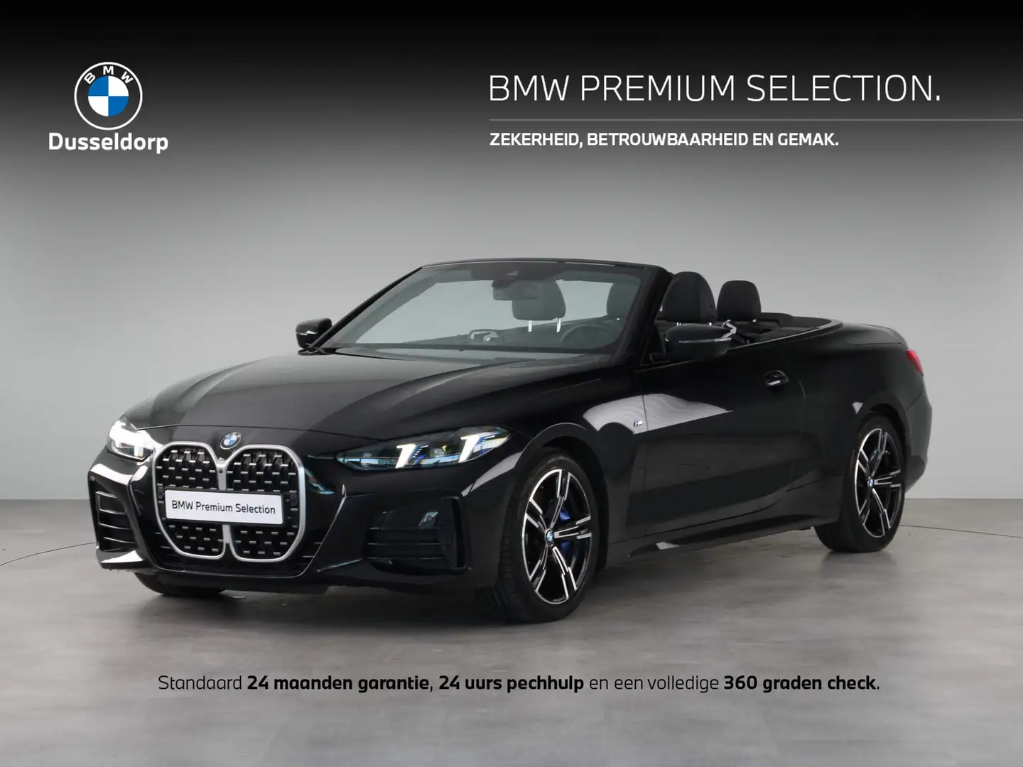 BMW 430 4 Serie Cabrio 430i xDrive Zwart - 1