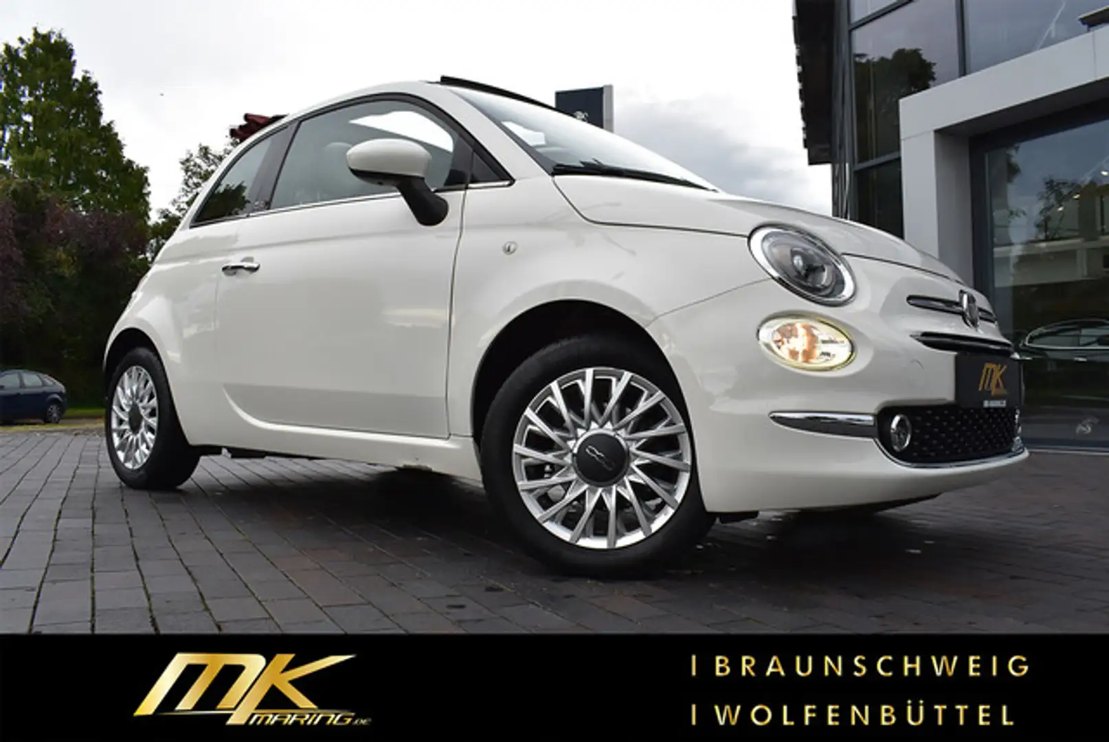 Fiat 500C 1.2 Lounge *CARPLAY*NAV*KLIMA*ALU*GARANTIE* Blanc - 2