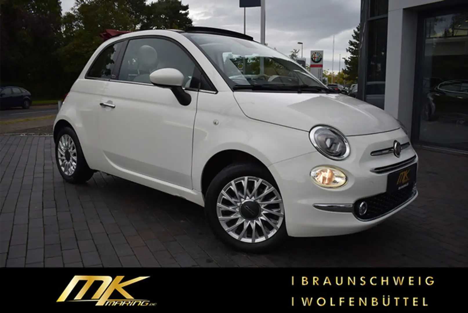 Fiat 500C 1.2 Lounge *CARPLAY*NAV*KLIMA*ALU*GARANTIE* Blanc - 1