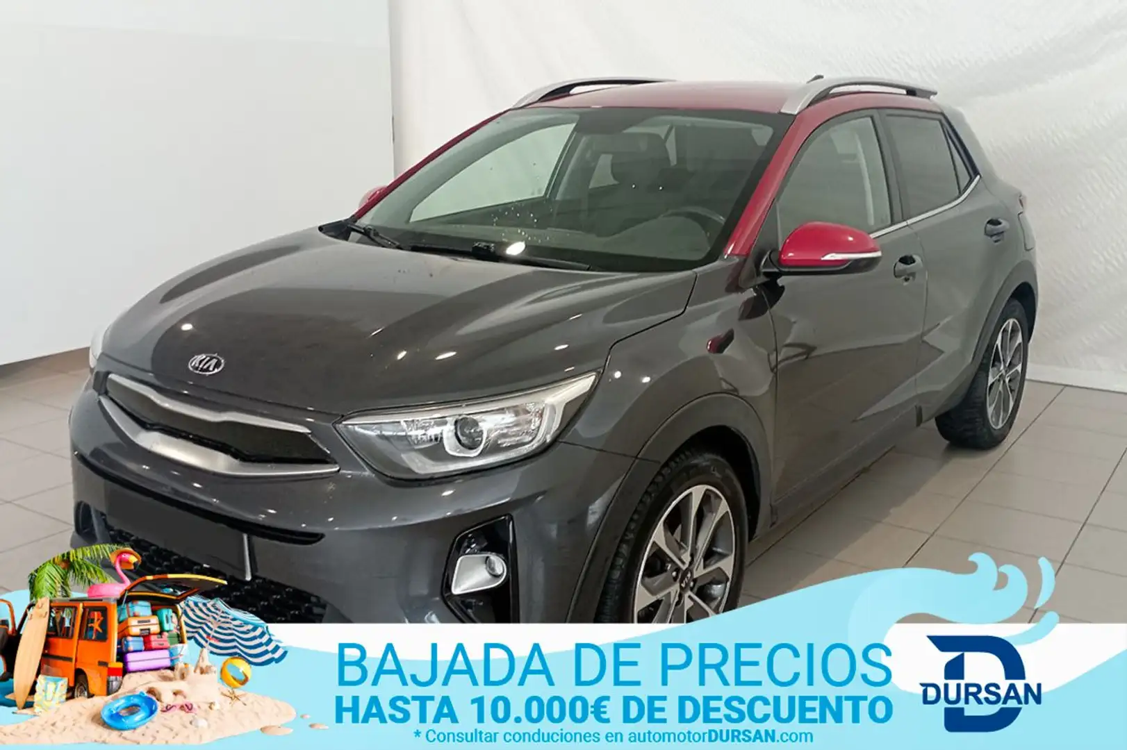 Kia Stonic 1.0 T-GDi Eco-Dynamic Drive 120 Gris - 1