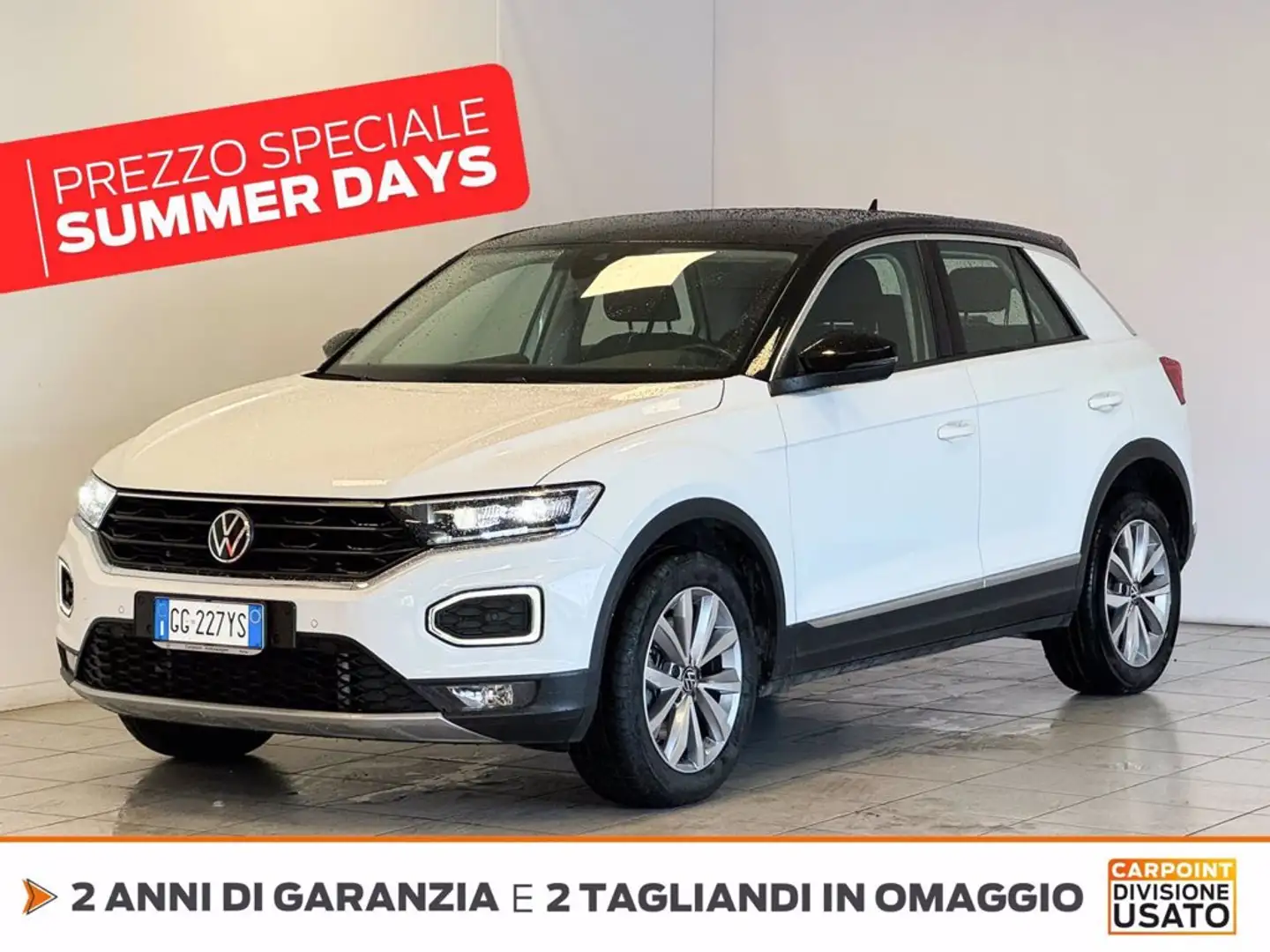 Volkswagen T-Roc 2.0 tdi style 4motion dsg Bianco - 1