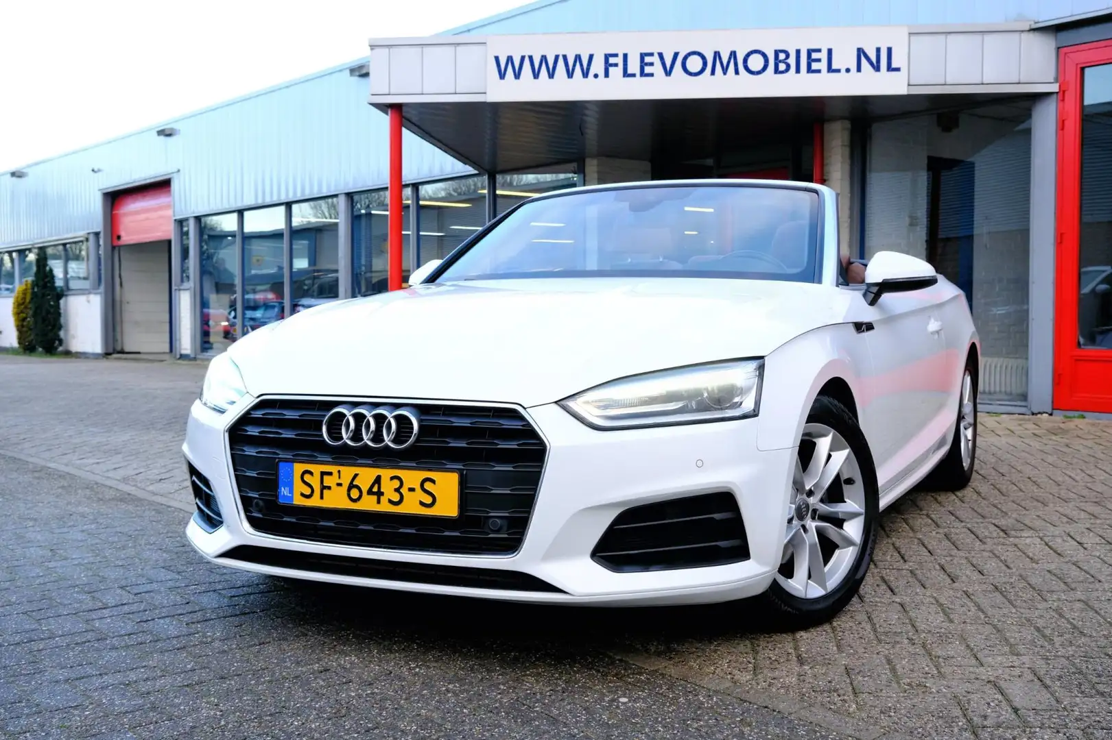 Audi A5 Cabriolet 2.0 TFSI 190pk MHEV Aut. Leder|1e Eig!|C White - 1