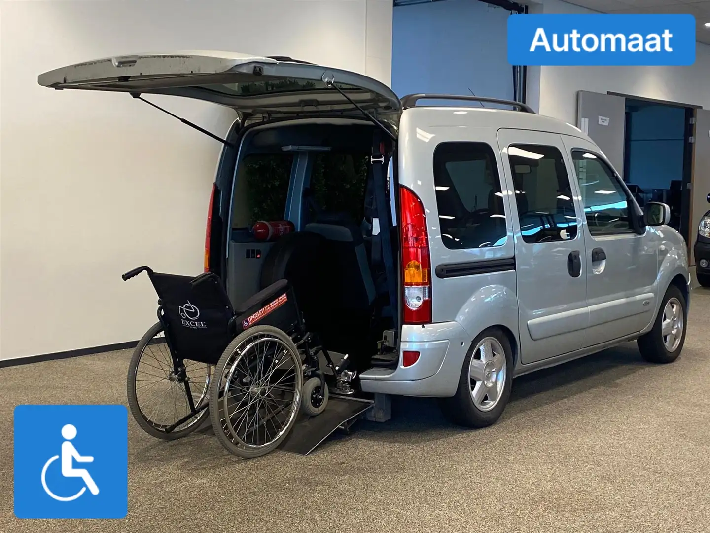 Renault Kangoo Rolstoelauto Automaat (airco) rolstoel auto Gris - 2