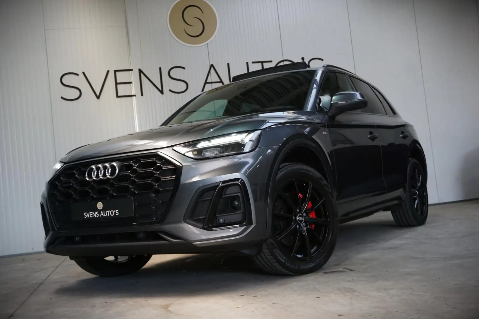 Audi Q5 50 TFSIe S-Line Black Edition Panodak|Bang & Olufs Gris - 2