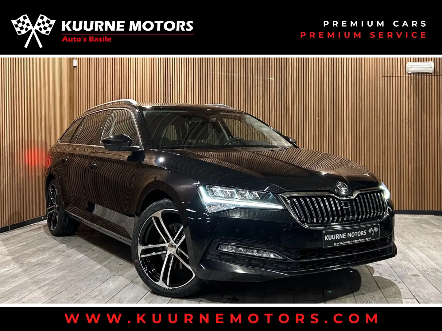Skoda Superb Combi 2.0 TDI DSG Alu19"/Led/Cam/Gps *1j garantie* Noir - 1