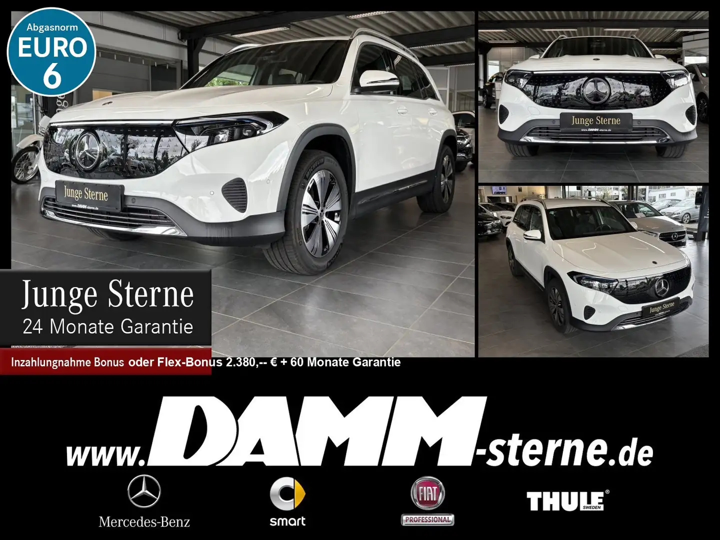 Mercedes-Benz EQB 300 EQB 300 4M Progressive Adv./TWA/7 Sitze/ + Flex Weiß - 1