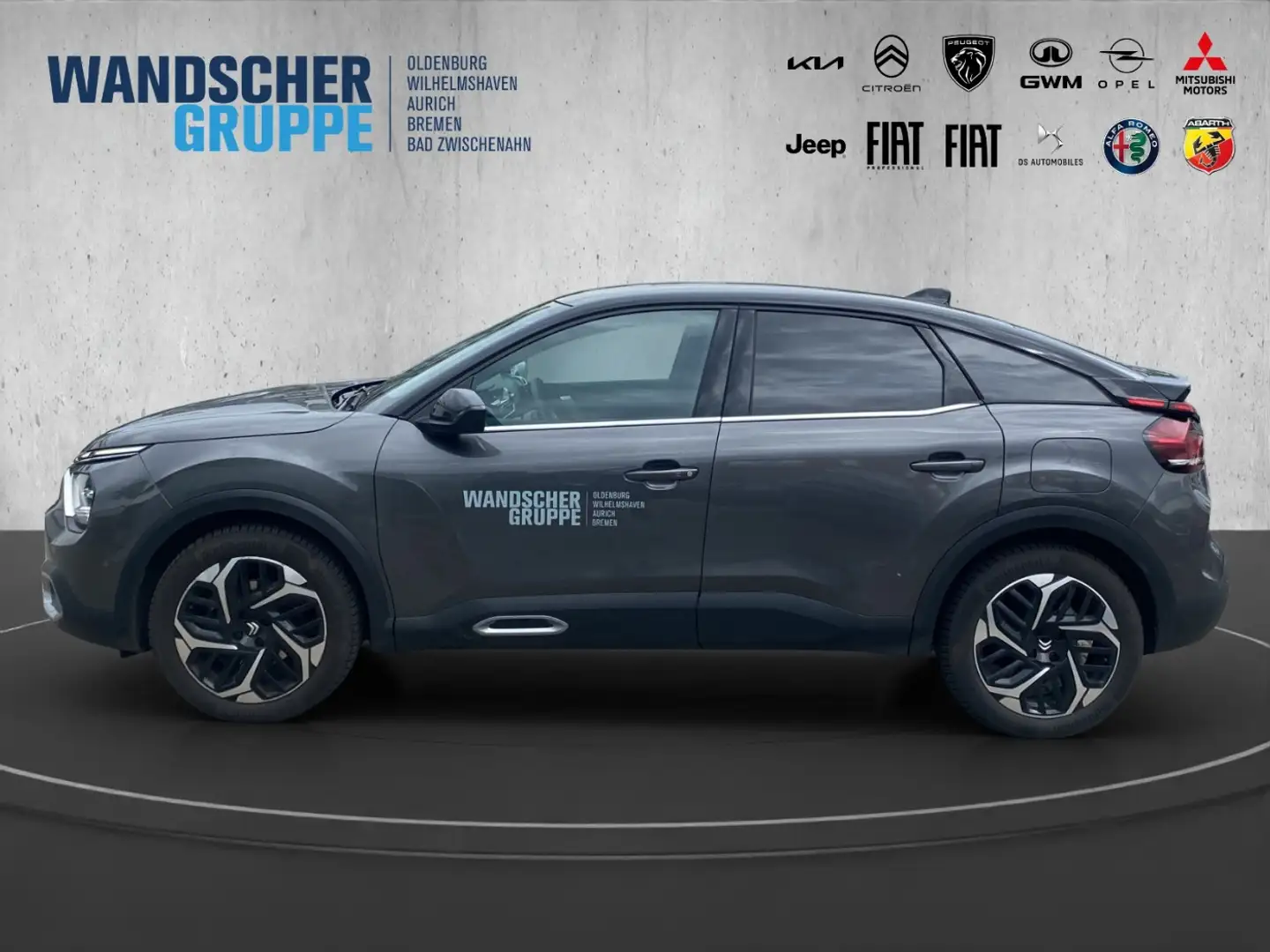 Citroen C4 PureTech 130 S&S EAT8 Max +HUD+LED+SHZ+KeyLess Grau - 2