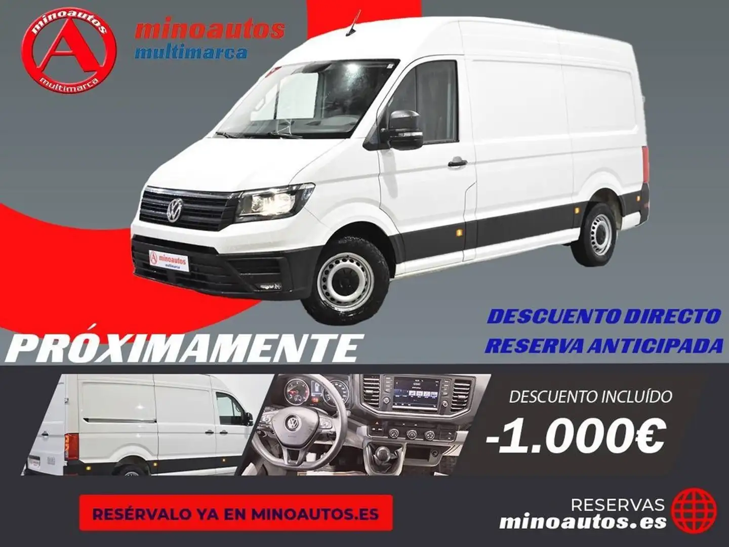 Volkswagen Crafter FURGÓN 35 L3H2 2.0 TDI 140 CV FWD Blanco - 1
