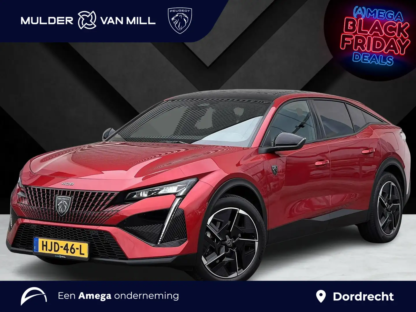 Peugeot 408 GT 1.6 HYbrid PHEV 180pk EAT8 | TREKHAAK | SCHUIF/ Rot - 1