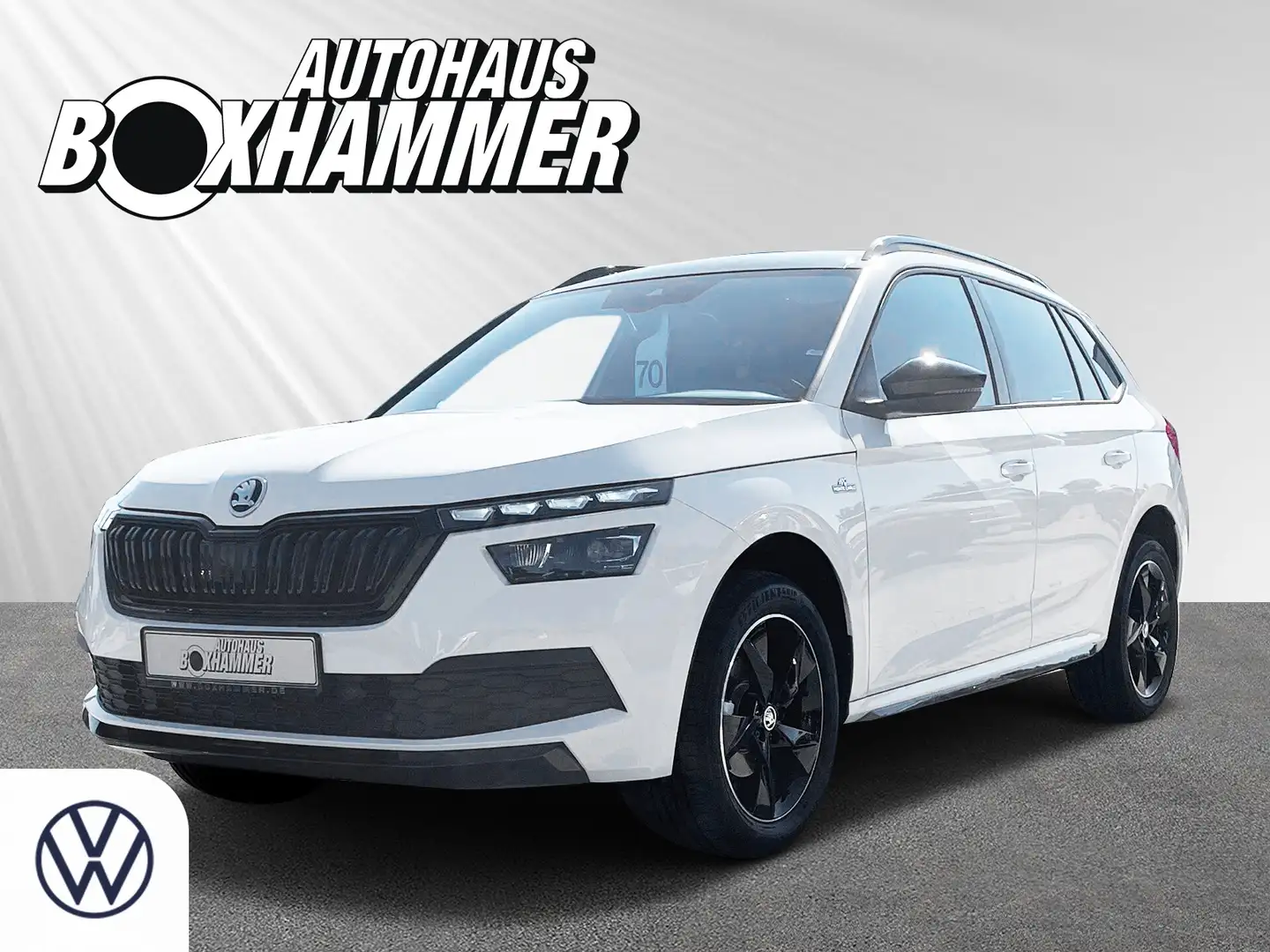 Skoda Kamiq 1.0 TSI DSG Monte Carlo  LED+PANO+RÜCK.KAM Blanc - 1