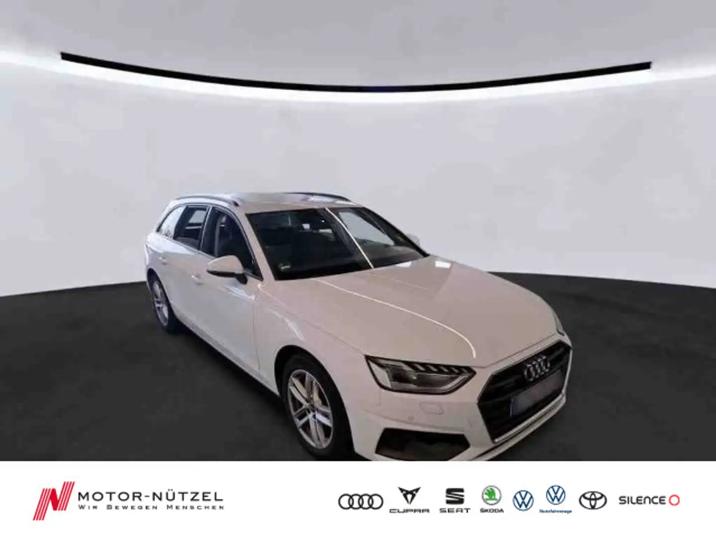 Audi A4 40 TDI QU S-TR MATRIX+NAVI+STDHZG+B&O Weiß - 1