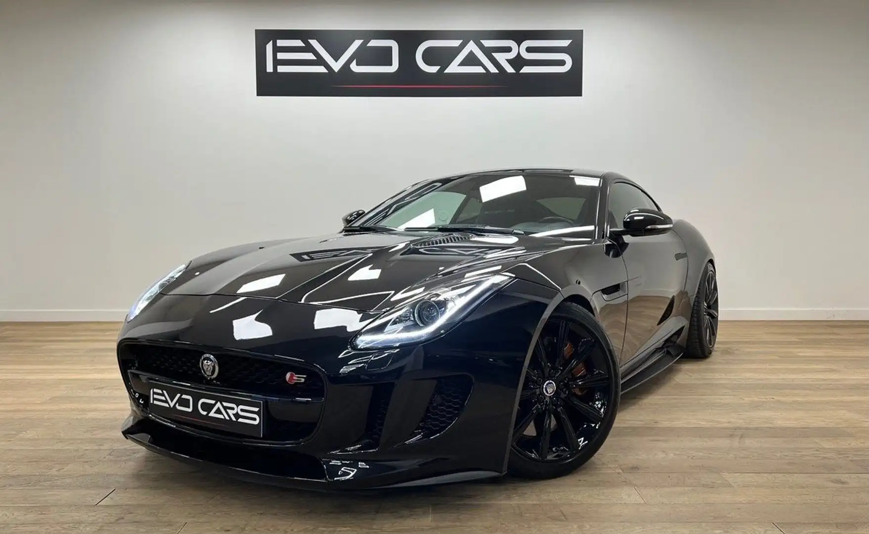 Jaguar F-Type S Coupé 3.0 V6 380ch BVA8 Sièges électriques à mém Zwart - 1