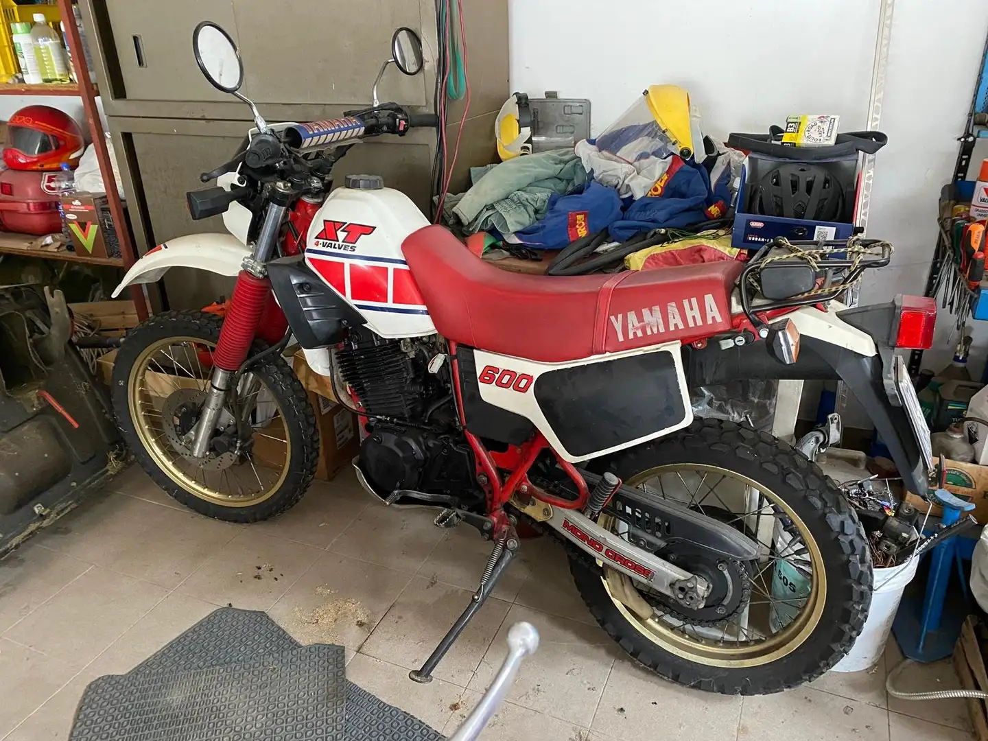 Yamaha XT 600 enduro Bianco - 1