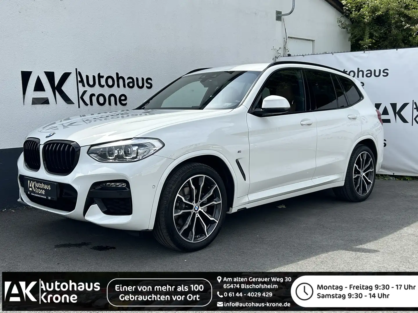 BMW X3 xDrive 20d MHD M Sport M TECHNICH*LED* LIVE COCKPI Weiß - 1
