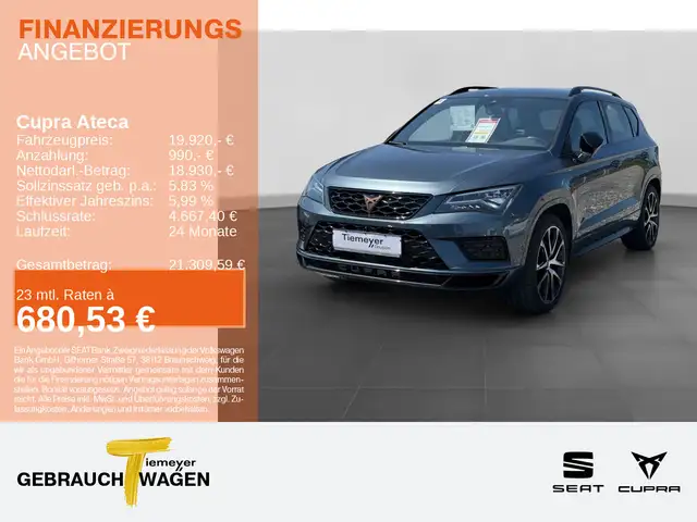 CUPRA Ateca 2.0 TSI DSG 4D NAVI LED KAMERA SHZ