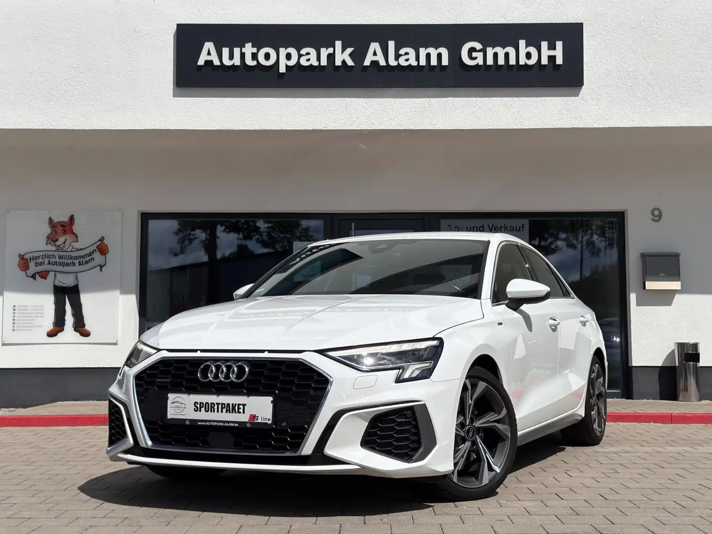 Audi A3 Lim. 40 TDI quattro S line Navi Klima ViCo White - 1