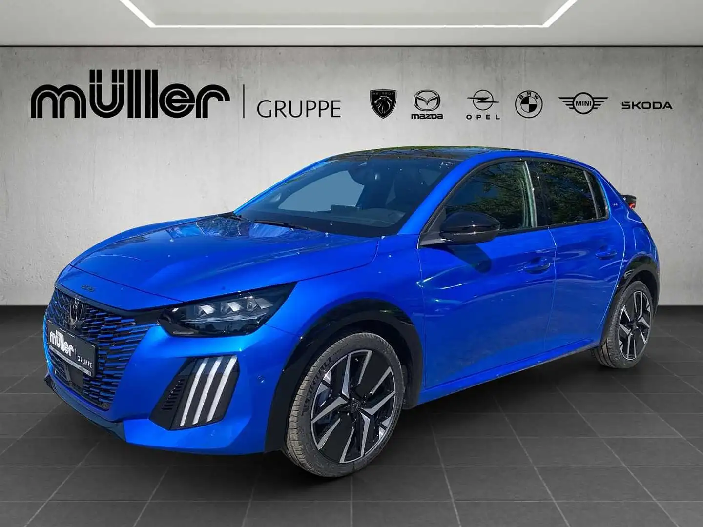 Peugeot 208 GT Hybrid 136 e-DSC6 Blau - 1