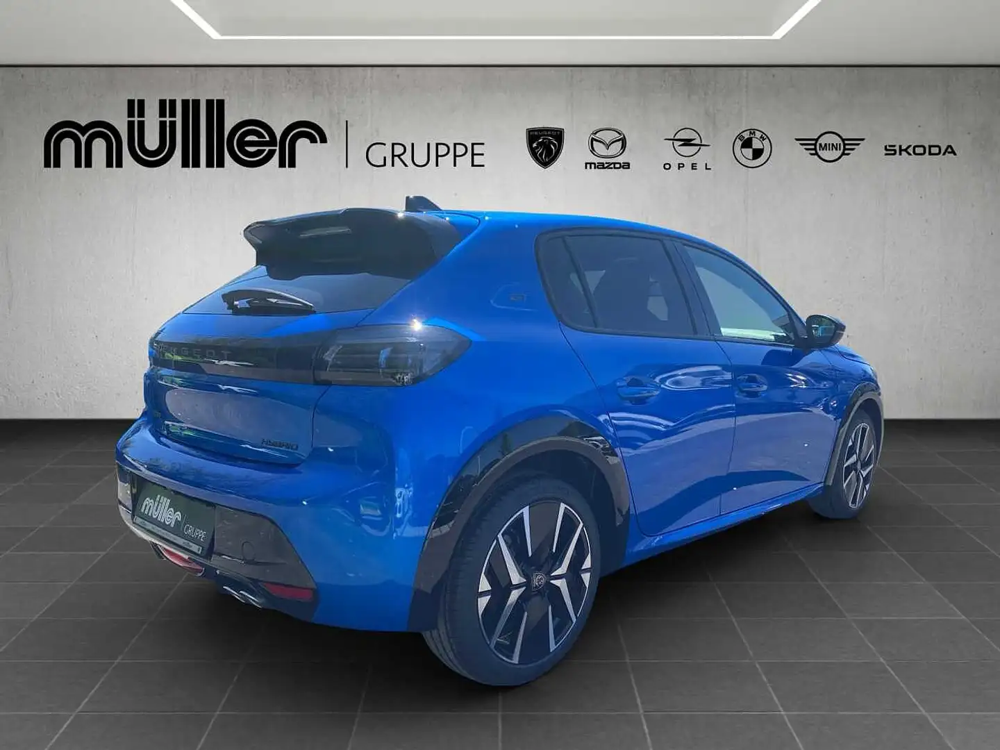 Peugeot 208 GT Hybrid 136 e-DSC6 Blau - 2