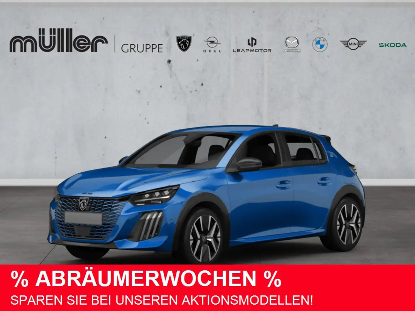 Peugeot 208 GT HYBRID 136 e-DSC6 Hybrid 136 GT Blau - 1