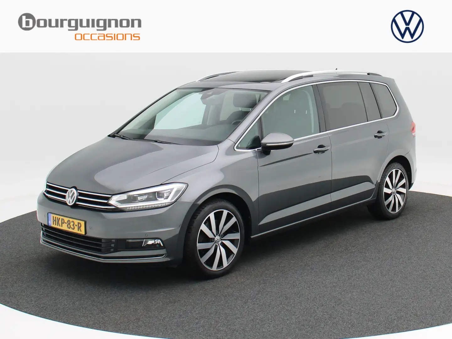 Volkswagen Touran 1.5 TSi 150 Pk Automaat Highline 7 Persoons | Lede Grijs - 1