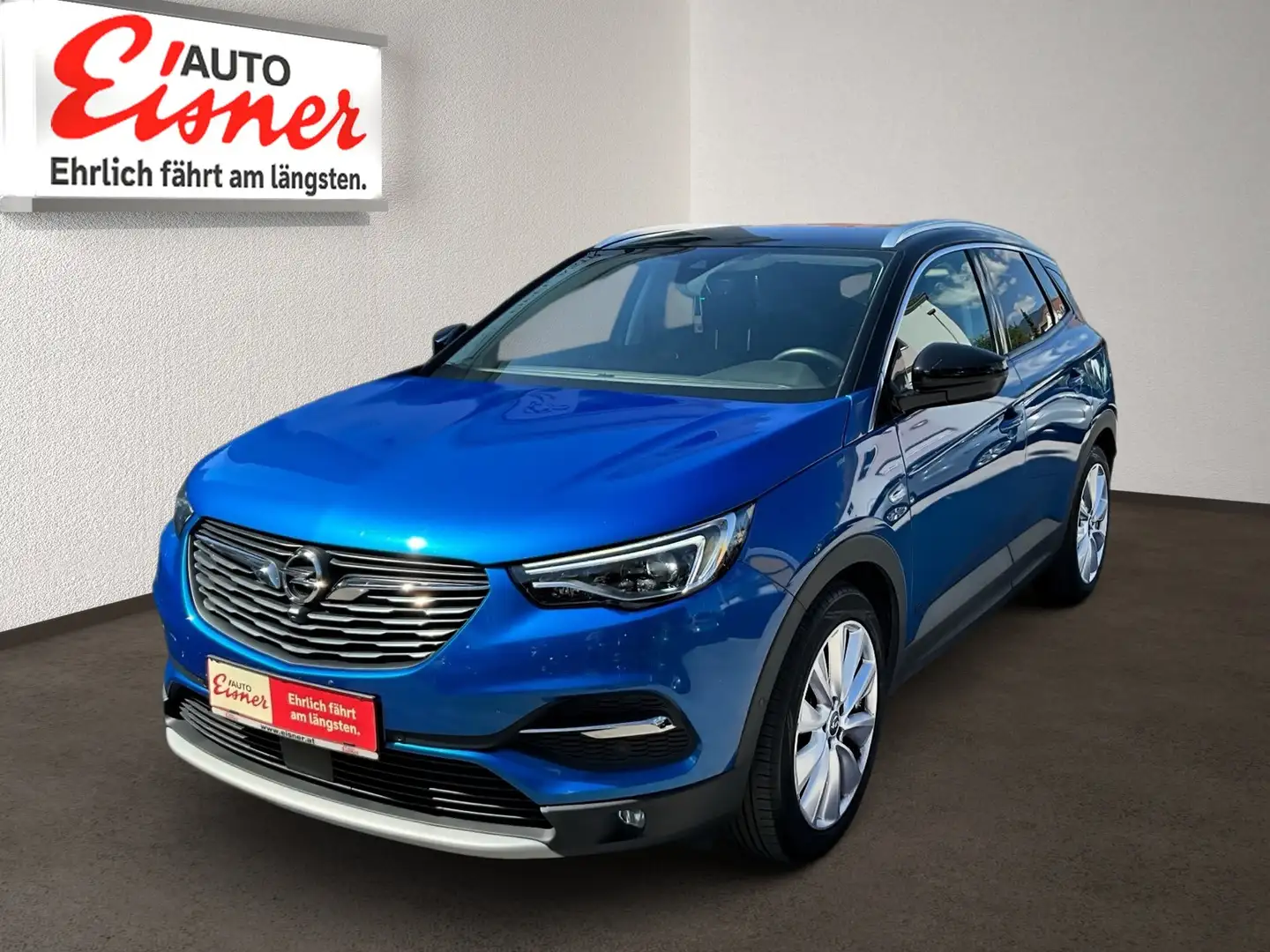 Opel Grandland X 1.6 Turbo Ultimate 2xKlima 360 AUT Blau - 2