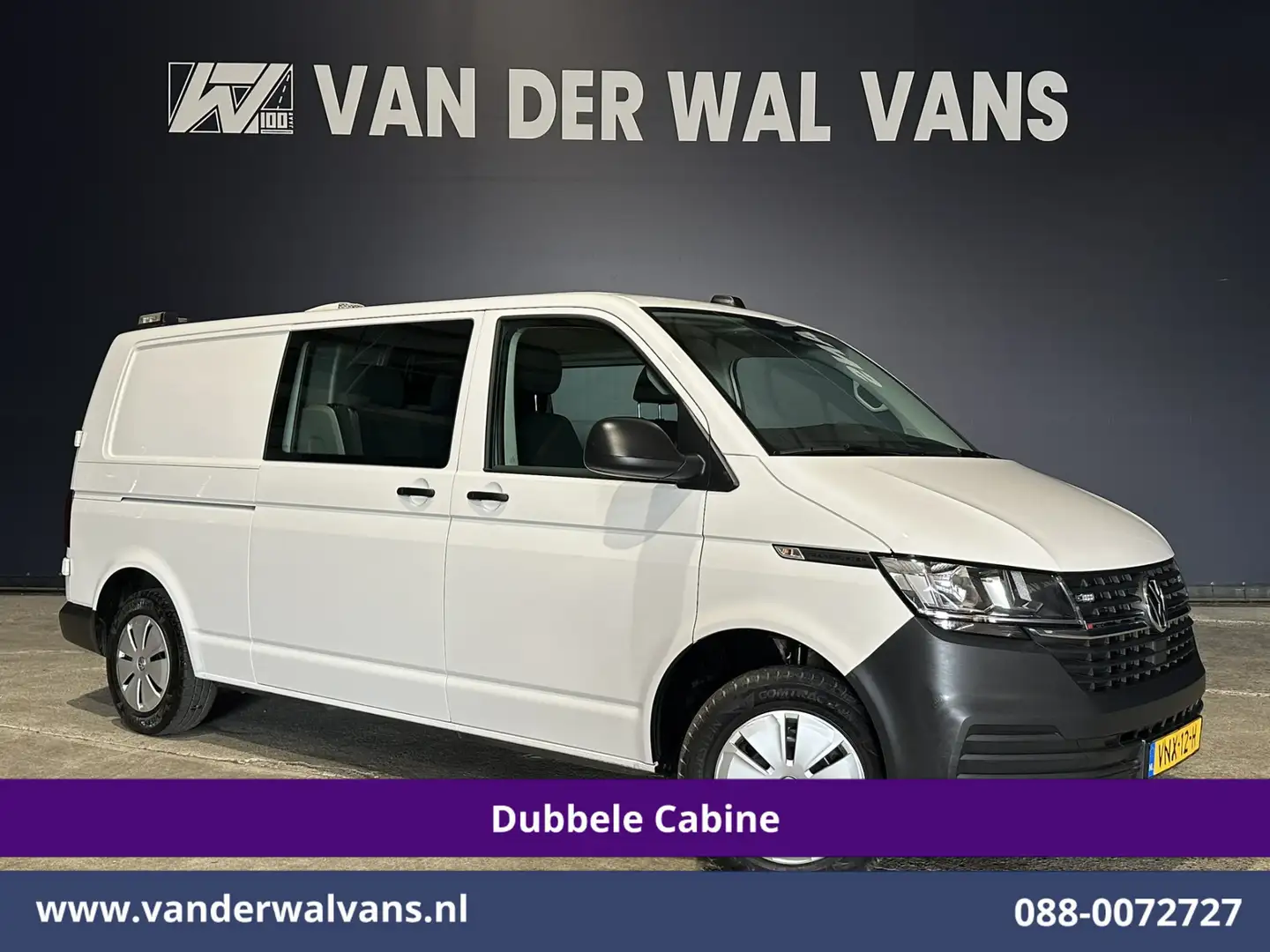 Volkswagen T6.1 Transporter 2.0 TDI 150pk Automaat L2H1 Dubbele Cabine Euro6 A Blanc - 1