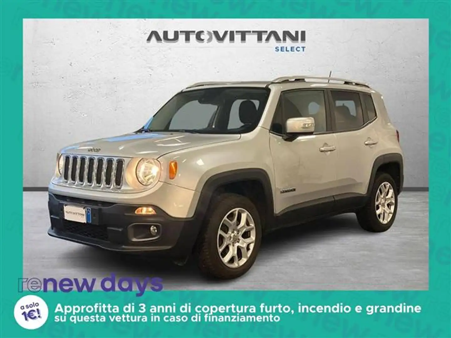 Jeep Renegade 2.0 Multijet 140cv Limited 4WD Grigio - 1