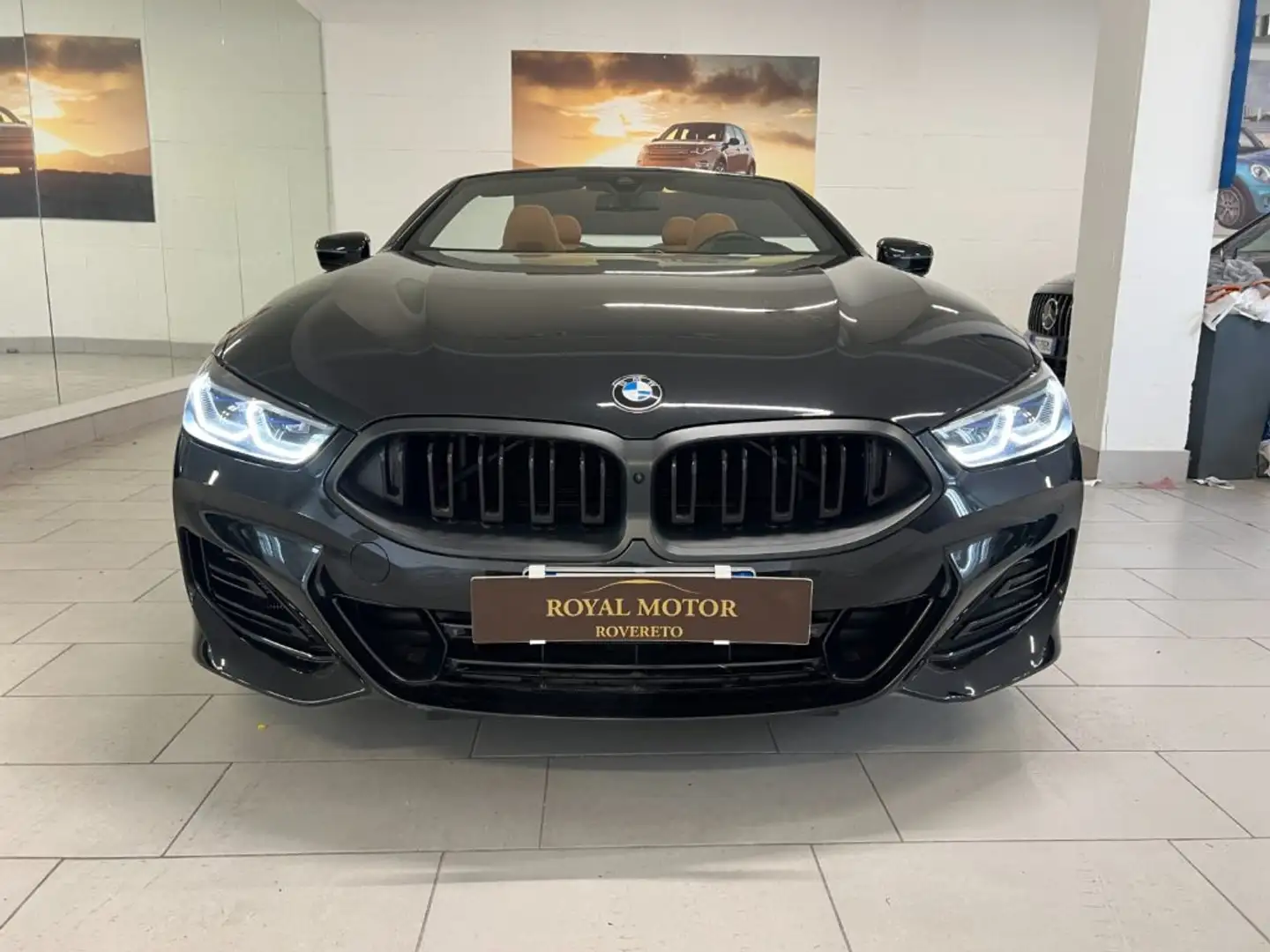 BMW 840 i Cabrio MSPORT PRO !! 11.000 KM ! PELLE COGNAC !! Czarny - 2