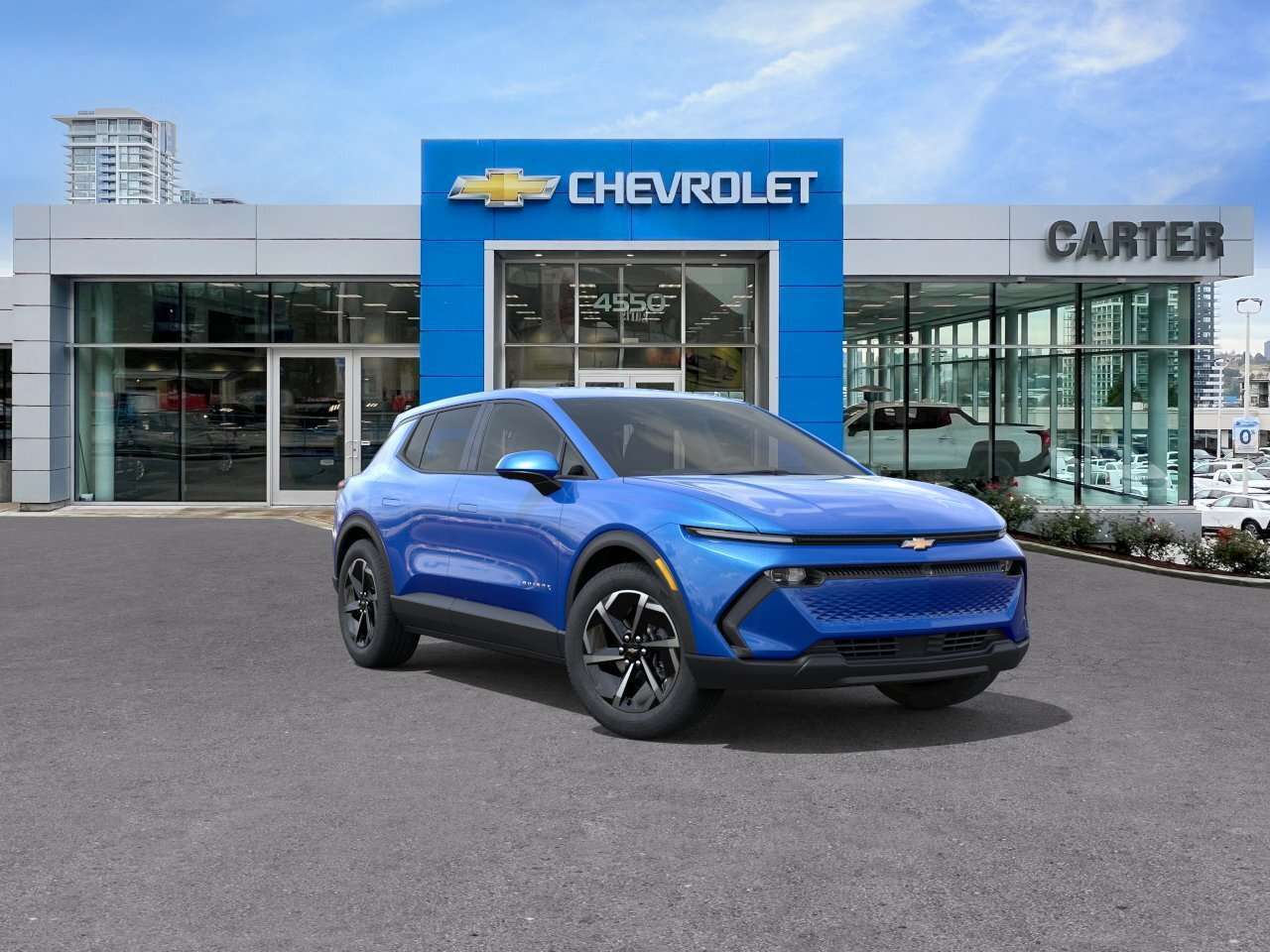 Blue 2026 Chevrolet Equinox EV SUV / Crossover  1-Speed Automatic