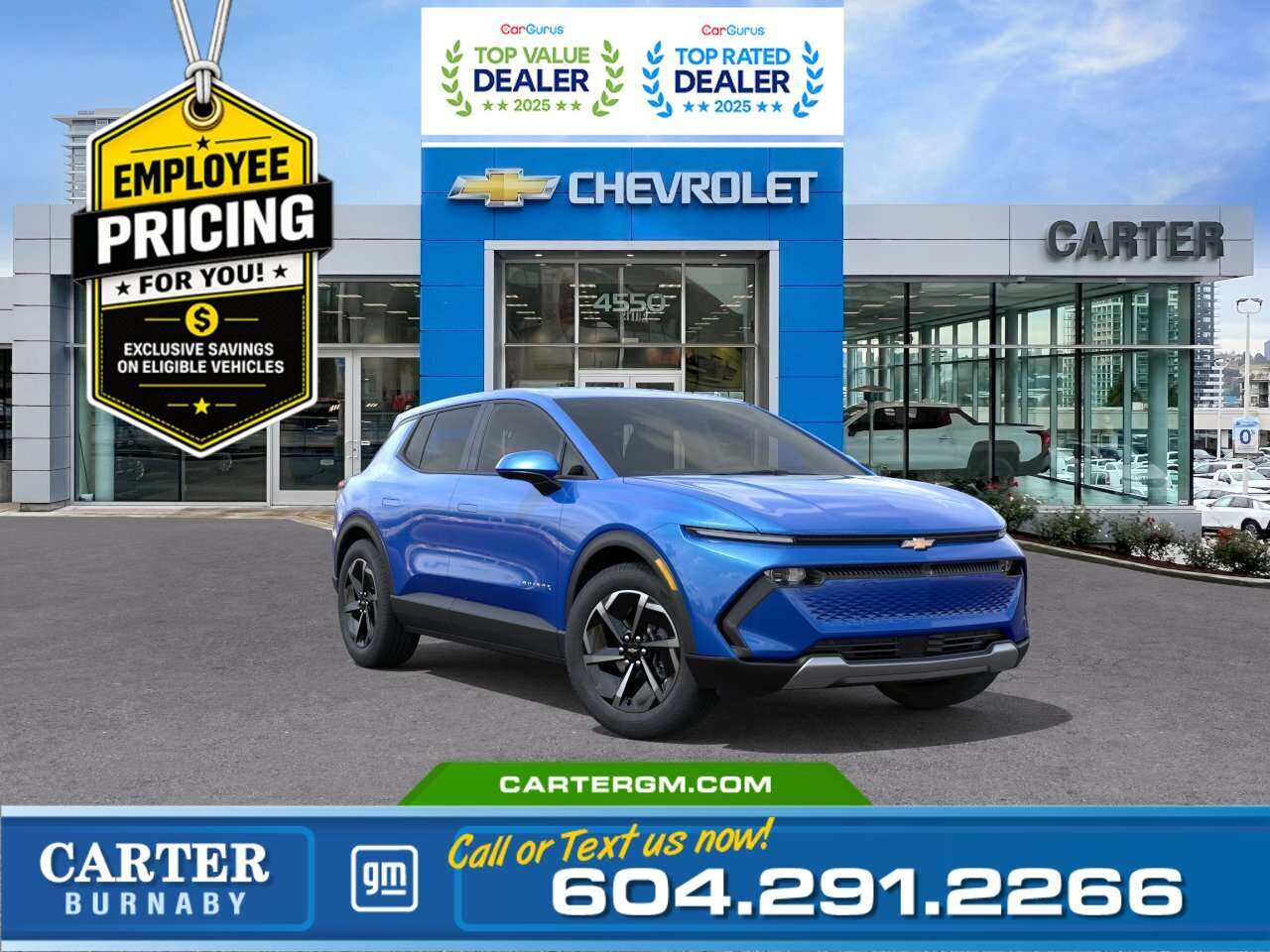 Blue 2026 Chevrolet Equinox EV SUV / Crossover 1-Speed Automatic