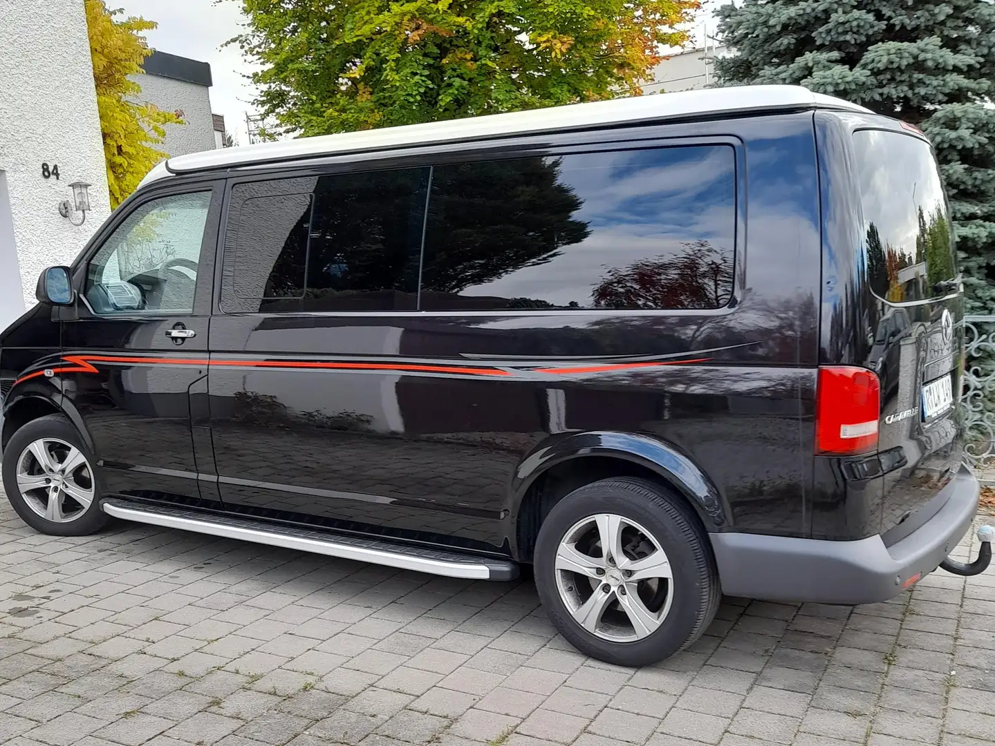 Volkswagen T5 California Caravelle Lang Trendline Noir - 2
