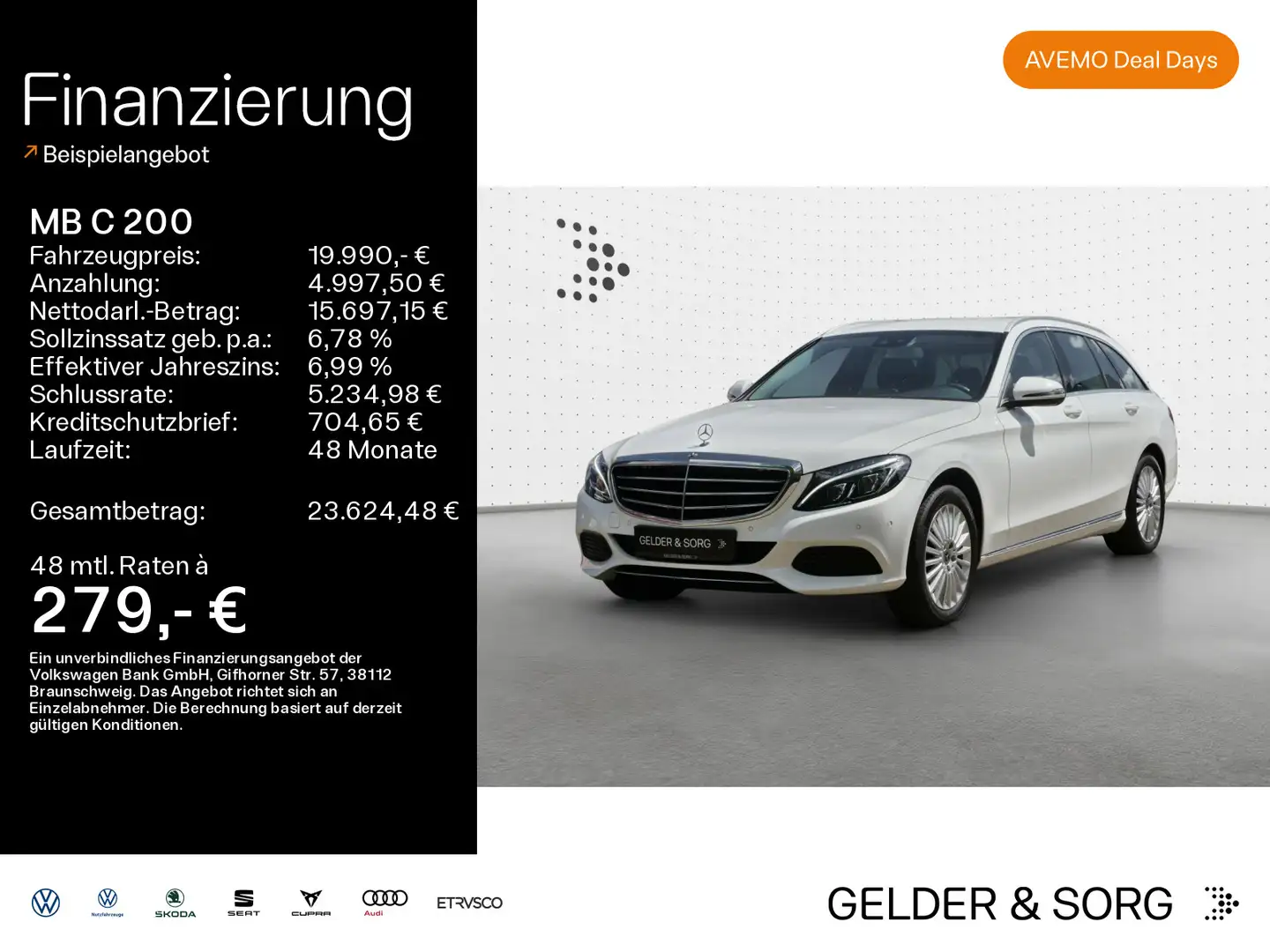 Mercedes-Benz C 200 Mercedes Benz C200 Exclusive T-Modell NAV*SHZ*TE White - 1