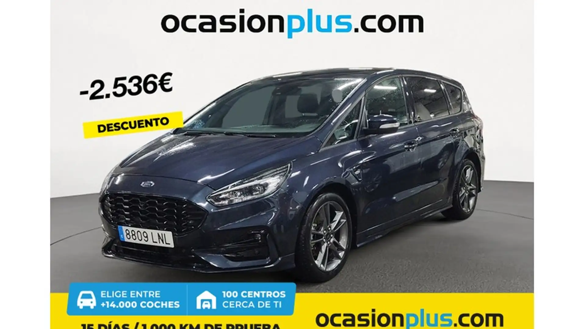 Ford S-Max 2.5 Duratec FHEV ST-Line Aut. 190 Azul - 1